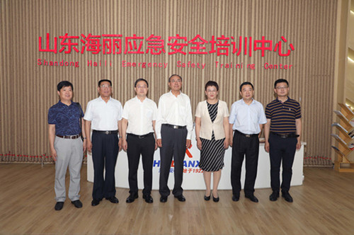 億和海麗總經理與中國應急管理領導大合影