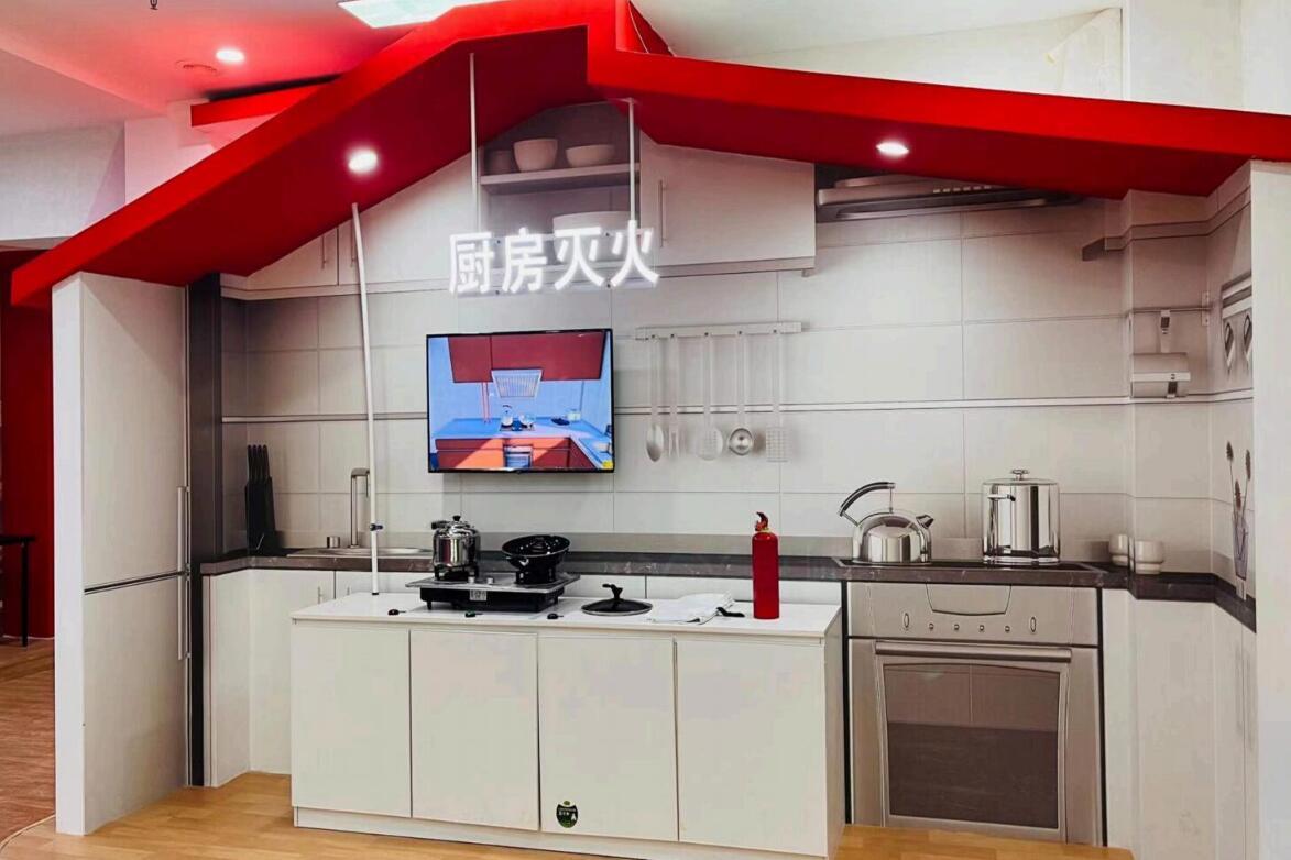 模擬廚房滅火實景隱患排查體驗系統
